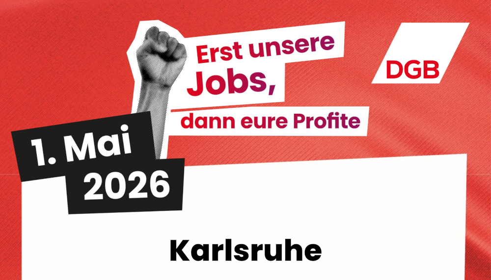 Infostand von Soleika und okapi bei der 1. Maifeier des DGB